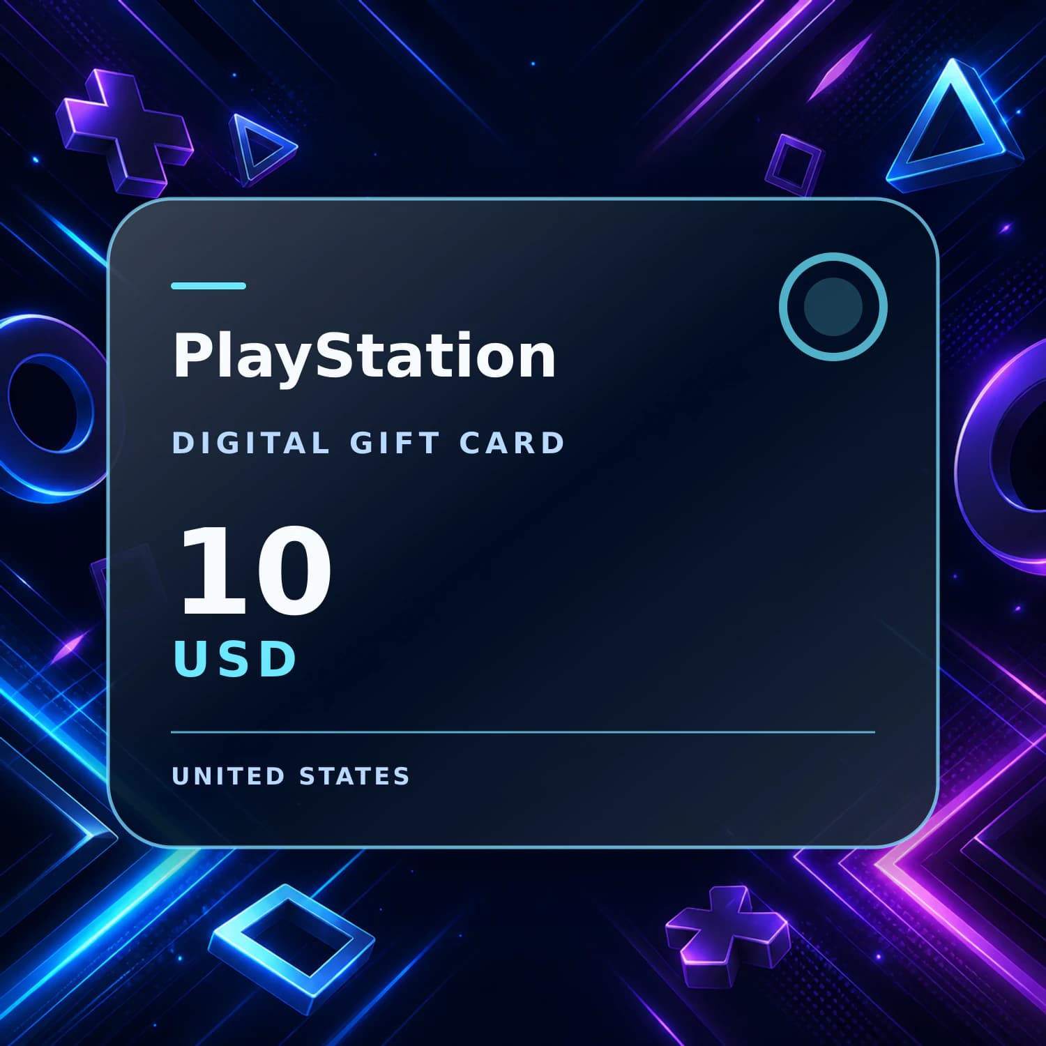 PlayStation Gift Card 10 USD - United States — Image 1 of 1