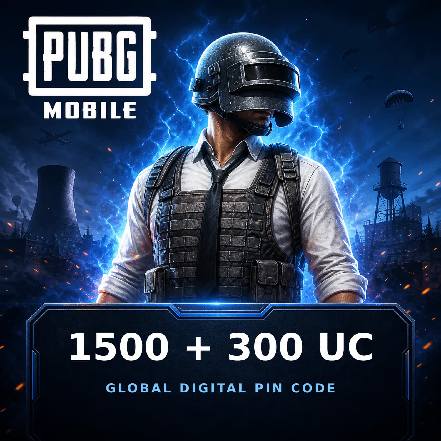 PUBG 1500 + 300 UC - Global Pin Code