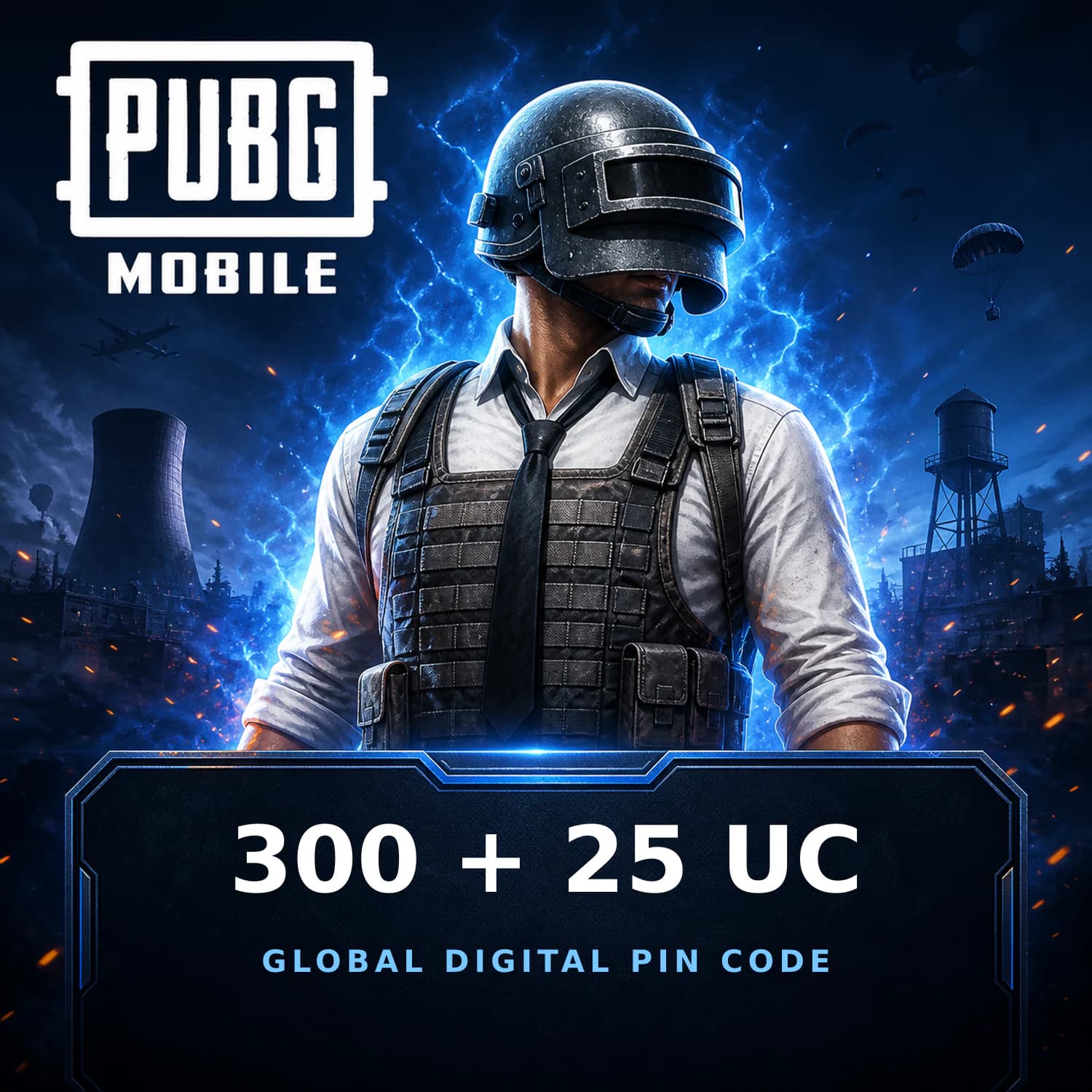 PUBG 300 + 25 UC - Global Pin Code
