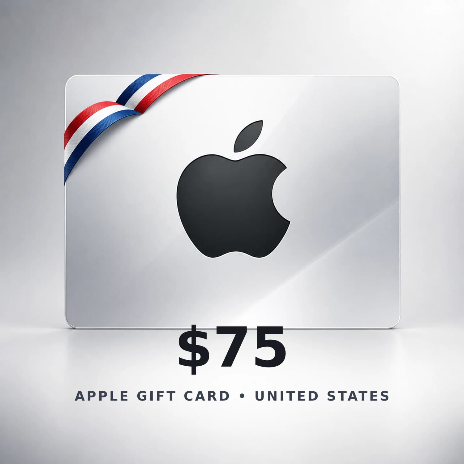 بطاقة هدايا Apple بقيمة 75 دولار أمريكي - للمتجر الأمريكي — الصورة 1 من 3
